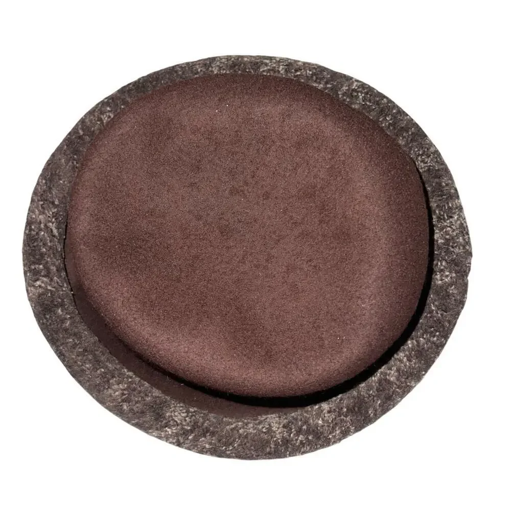 Donna Womens !00% Felt Made in‎ Italy Vintage Bowler Hat